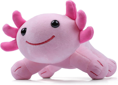 Axolotl Plush Toy - 10.8” Soft Cute Stuffed Cotton Pillow - Kawaii Salamander Animal Gift for Boys & Girls