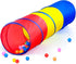PigPigPen Pop Up Play Tunnel Tent for Toddlers, Babies or Dogs, Indoor Outdoor Toys, Red, Yellow, Blue
