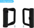 Retractable Baby Gate Replacement Parts (Black) Retractable Dog Gate Hardware Full Set Wall Mounting Accessories with Brackets Anchors and Screws Retractable Pet Gate Baby Gates Accessories