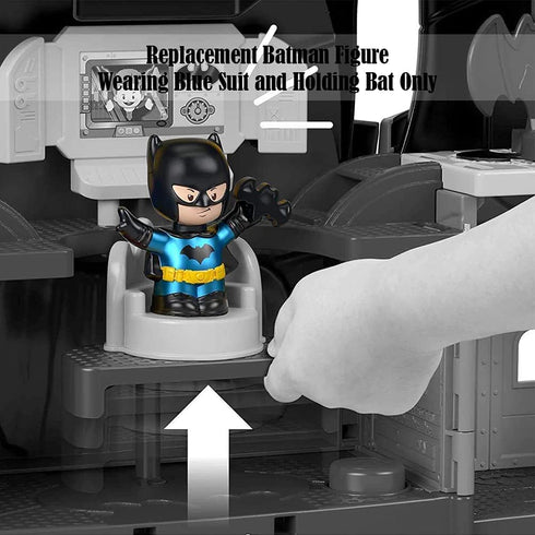 Replacement Parts for Fisher-Price Little People Batcave - DC Super-Friends Playset, Replacement Batman Figure