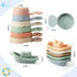 Bath Toys Floating Boats with Bathing Spoon - 11 PCS Bathtub Toy for Babies & Water Table Fun
