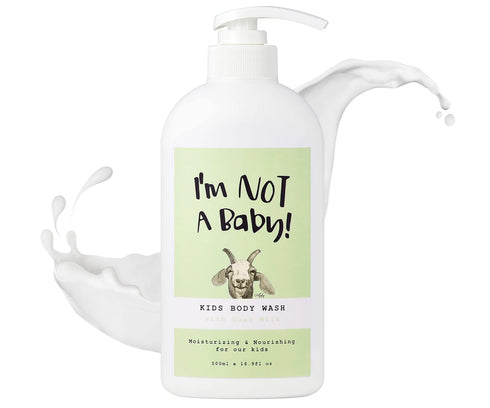 I'm NOT A Baby! Kids Body Wash Dermatologist Tested, Allergen free, Cruelty-free,