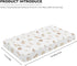 Winpema 28"x52" Underwater World Fitted Crib Sheet Sea Life Baby Crib Sheet Fit Standard Crib and Toddler Mattress,Crib