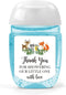EKSPLODI Hand Sanitizer Labels Thank You for Showering Our Little One with Love