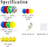 Red Blue Yellow Green Balloon Garland Kit, 121PCS Balloons for Toy Video Game Transportation Birthday Decorations