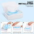 FMOACEN Wipes Dispenser Compatible with Cottonelle Flushable Wet Wipes, Wipe Holder with Sealing Lid Design, Refillable