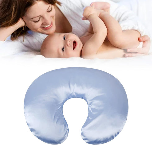 SASKATE Satin Nursing Pillow Cover Soft Washable Breathable Compatible Skin Friendly Breastfeeding Pillow Slipcover