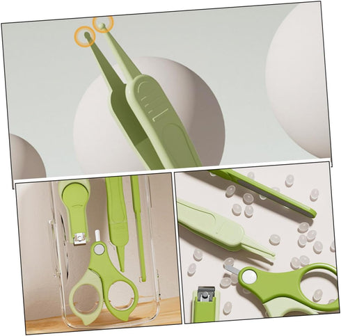 Set Trimmer Nail Clipper with Nail and Filer for Newborns and Infants Portable for Travel and Daily Grooming