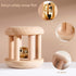 Promise Babe Infant Gym Organic Wooden Rattle, Wooden Bells Rattles for Nursing Shower Gifts, Waldorf Toys