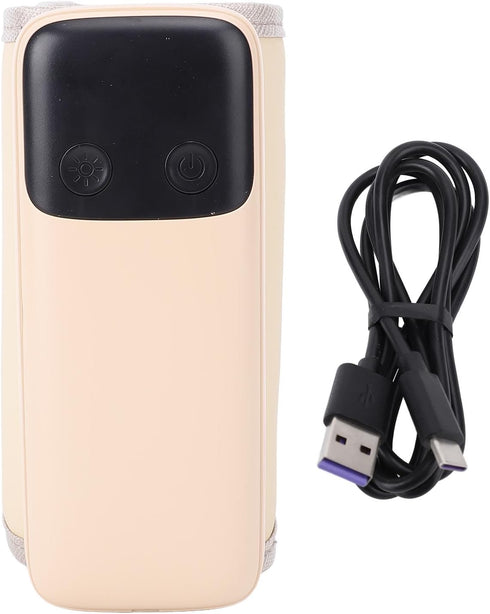 ciciglow Portable Bottle Warmer for Travel, Fast Heating Travel Warmer for Baby Bottles with Temp Display, Intelligent