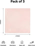3 Pack 47"X47", TILLYOU Muslin Swaddles for Newborns, Breathable and Soft Baby Blankets for Girls Boys, Cotton Blanket