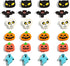 36 PCS Mini Halloween Erasers for Kids - Pencil Erasers, Play Prize School Supplies