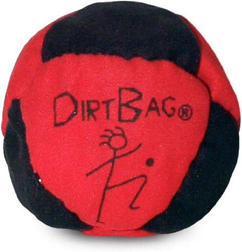 World Footbag Dirtbag Footbag, Red/Black