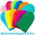 WATINC 12Pcs Hand Puppet Making Kit for Kids, Creative DIY Felt Sock Puppet Toys for Role Play