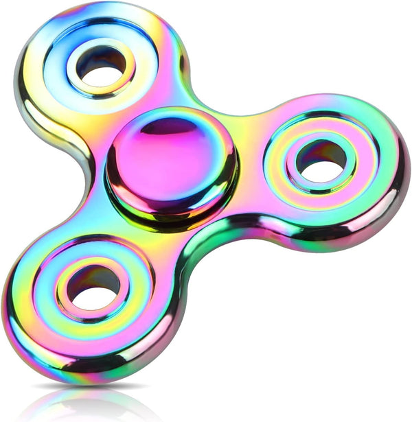 ATESSON Fidget Spinner Toy, 2 to 5 Min Spins, Durable Stainless Steel Bearing High Speed Metal Material for Stress
