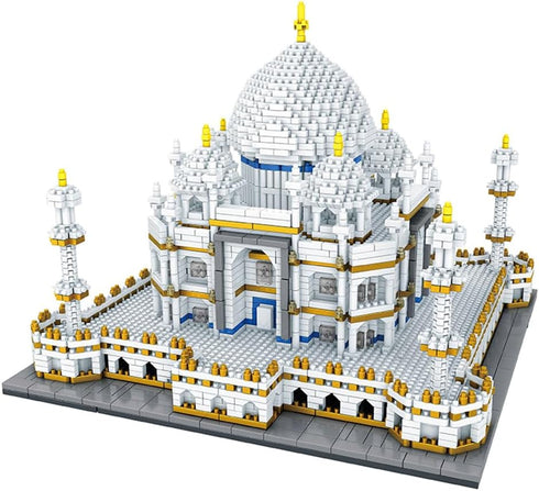 Building Blocks Architecture Taj Mahal Micro Mini Block Set - 4146 Pieces 3D Puzzle Toys for Kids and Adults