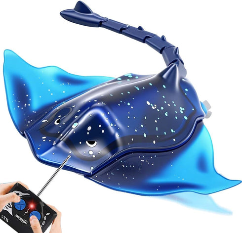 QUN XING Remote Control Stingray Pool Toy Realistic Swimming RC Manta Ray