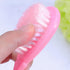 Set HEALLILY Baby Brush and Comb for Newborns and Toddlers Gentle Scalp Massage with Rounded Teeth Anti-Static Pink