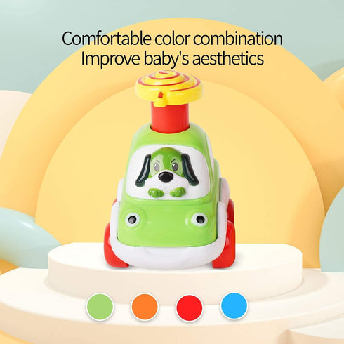 ALASOU Animal Car Baby Toys for 1 2 Year Old Boy, First Birthday Gifts for Toddler Toys Age 1-2, Birthday Gift for