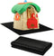HFYZZ Outdoor Playhouse Mat, 51'' x 47'' PVC Outdoor Playhouse Activity Rug with