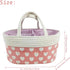 Pink Diaper Caddy Organizer for Baby Girl-Large Portable Diaper Caddy Basket for Changing Table-Diaper Organizer