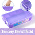Set, Playset Pet Track Pet Sensory Bin for Kids, All-in-One Animal Sensory Sand Kit with Dog & Tools