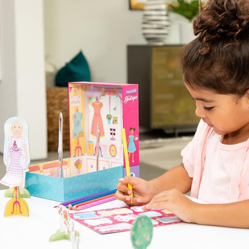 Educational Insights PaperCraft Sweet Boutique, Paper Dolls Fashion Boutique Toy for Ages 3+