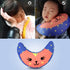 Kids Car Seat Neck Support Pillow - Soft Seat Belt Cushion Pad, Travel Headrest Cover for Car, Airplane, Pushchair