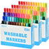 Rarlan Pack, 48 3 144 Count Washable Markers Bulk, Markers for Kids, Bulk Colors, Boxes