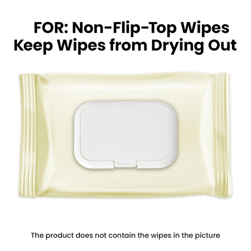 1 2 Reusable Wipes Lid for Non Flip Top Baby Wipes Refill, Reusable for Over Year, Pcs