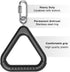 Dolibest Monkey Bars Trapeze Bar, Kids Playground Trapeze Bar Rings for Backyard Monkey Bars Ninja Course