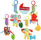 Toys for 0-12 Months - Soft Hanging Crinkle Squeaky Sensory Learning Toy for Infant Newborn Stroller