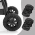 2 Baby Stroller Wheel Cover - Noise Reducing & Anti-Scratch Cart Wheel Tire Protectors Accessories, Pcs (L)