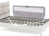 59" INFANS Bed Rail for Toddlers, Foldable Safety Baby Crib Rail Fit for Kids Twin, Extra Long Swing Down Bed Guardrail