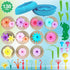 BIRANCO Flower Garden Building Set, 138 PCS Fun Stacking Toys for Toddlers Age 3-6, Educational STEM Gardening Gift