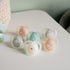 Tommee 0-6 Symmetrical Pack 6 Tippee Night Time Pacifier, Months, Silicone Baglet, BPA-Free Binkies, Glow in The Dark