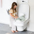 Kindsgut Whale Potty Training Seat for Toddlers Kids Toilet Seat with Backrest, Non-Slip, Fits Round & Oval Toilet