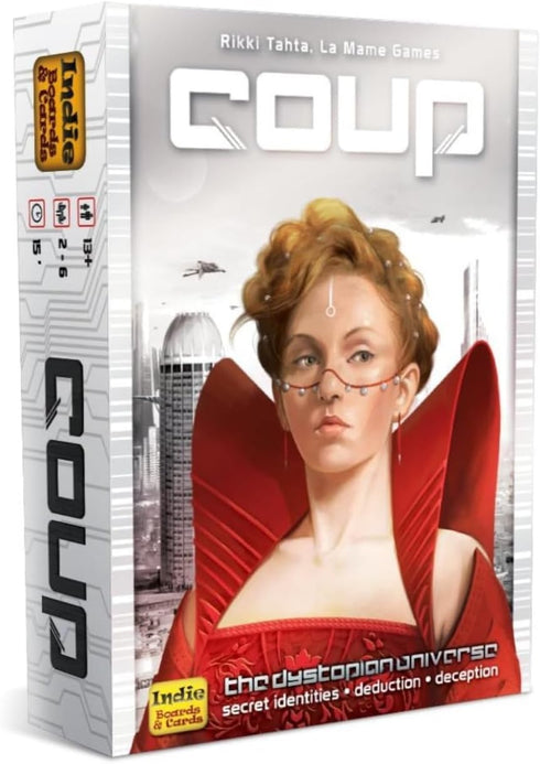 Coup - The Fast, Fun Bluffing Party Game for 2-6 Players, Perfect for Family Game Night