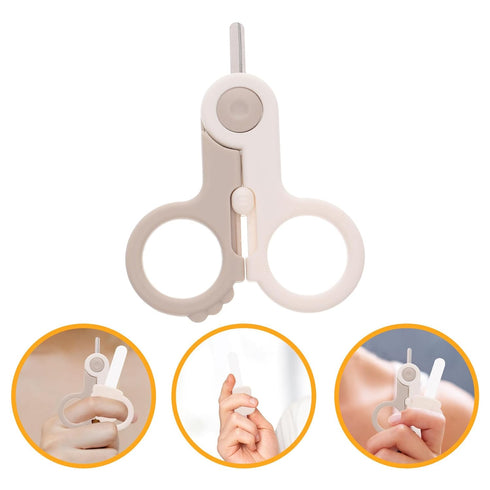 Trimmer Set Nail Clippers and for Infants with Stainless Steel Protective Nail Cutter, File, and Polishing Stick
