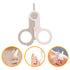 Trimmer Set Nail Clippers and for Infants with Stainless Steel Protective Nail Cutter, File, and Polishing Stick