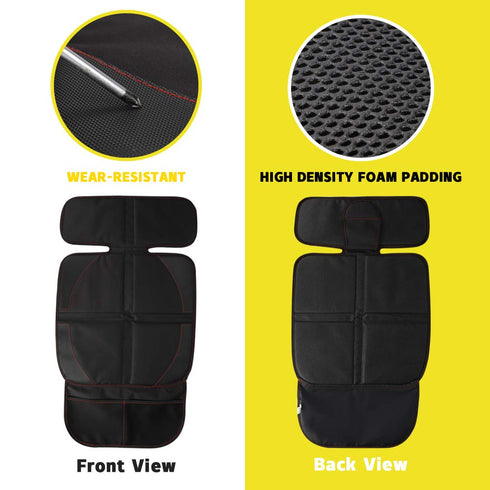 (2 Pack) FASITE Car Seat Protector for Baby Child Car Seats - Auto Seat Cover Mat,Protective Non-Slip Waterproof Car
