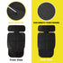 (2 Pack) FASITE Car Seat Protector for Baby Child Car Seats - Auto Seat Cover Mat,Protective Non-Slip Waterproof Car