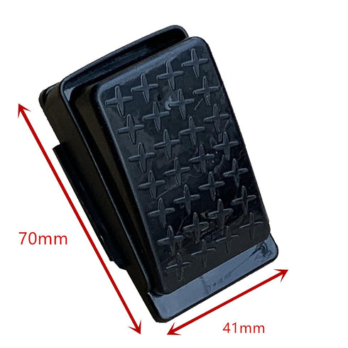 6/12/24 Volt Accelerator Foot Pedal Reset-Control Switch for Kids Ride On Cars, Black 6-pin Socket-7 * 4.1CM