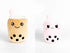 Original Boba Tea Reversible Plush, Happy to Mad Boba
