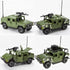 Armored Vehicle Building Block Toy, Military Vehicle for Ages 6-12+, Army Battle Brick Model Toys Gifts for Boys (4