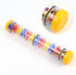 Rainmaker 12 inch Rain stick for babies Rattle Tube Rain Stick Shaker Music Sensory Auditory Instrument Toy For baby child girl (12 inch Yellow)