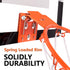 NI-ROU Indoor Mini Basketball Hoop for Kids with Electronic Scoreboard & 2 Balls