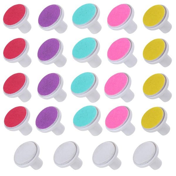 zonmaxmizky 24PCS Nail Buffer Replacement Pads Nail Trimmer Replacement Pads for Standard Electric