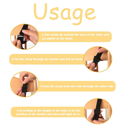 LiXiongBao 5 5 Universal Point Harness Strap Belt,Baby Harness Seat Strap Holder for Most Point High Chairs,Stroller