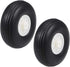 uxcell 2pcs Tire and Wheel Sets for RC Car Airplane, 2" PU Sponge Tire with Plastic Hub.